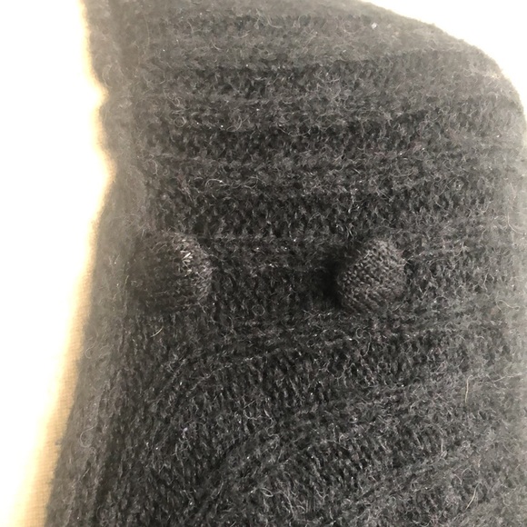 Jennifer Lopez black asymmetrical cardigan size Large - Picture 4 of 8